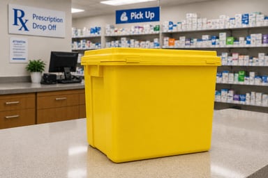 8 Gal Chemo Bin