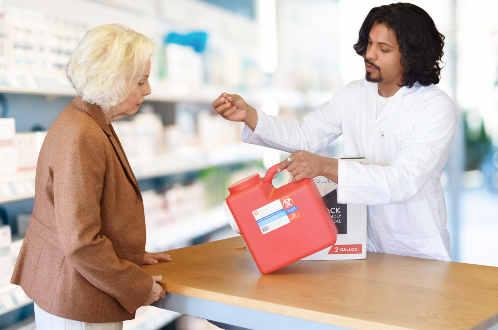 Pharma mailback waste disposal