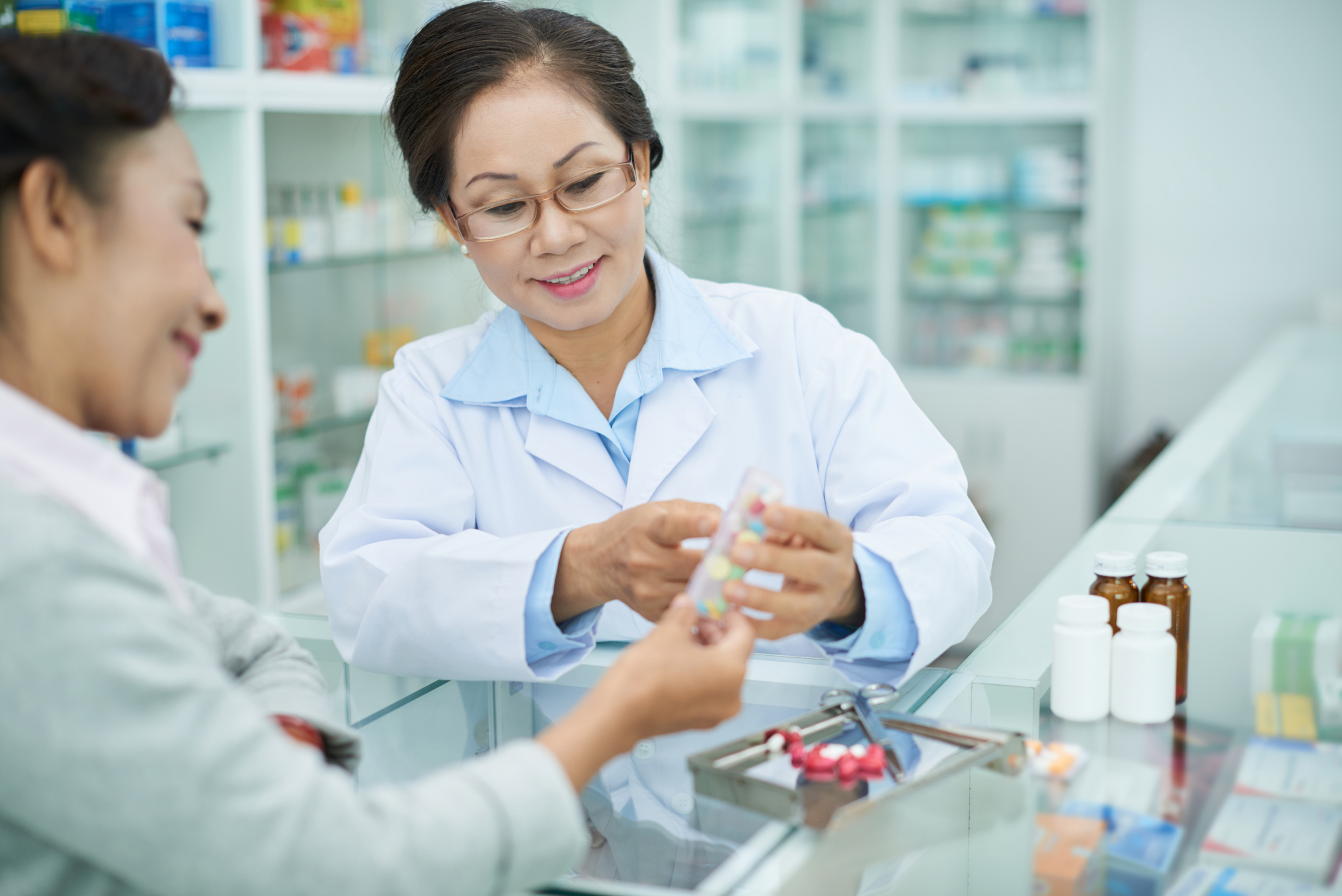 Pharmacist Helps A Patient 